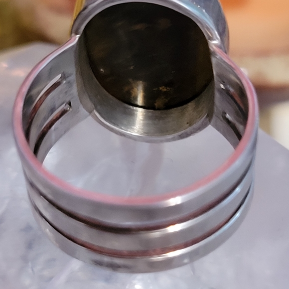 Tiger Eye .925 Ring Size 7 - Picture 4 of 6